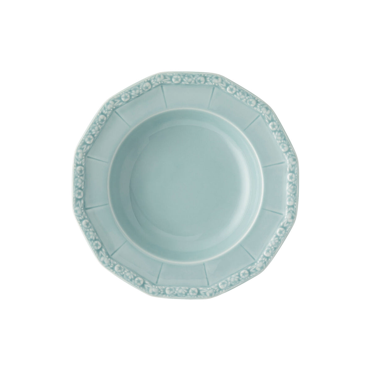 Rosenthal Pale Mint Rosenthal Maria Pale Mint Plate 23 cm deep front view