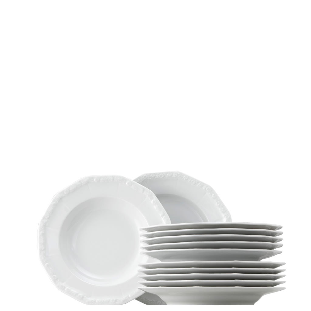 Rosenthal White Rosenthal Maria White Dinner set 12 pcs. front view