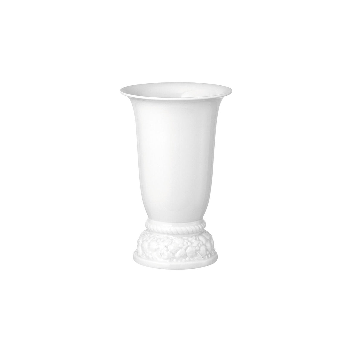 Rosenthal White Rosenthal Maria White Vase 18 cm front view