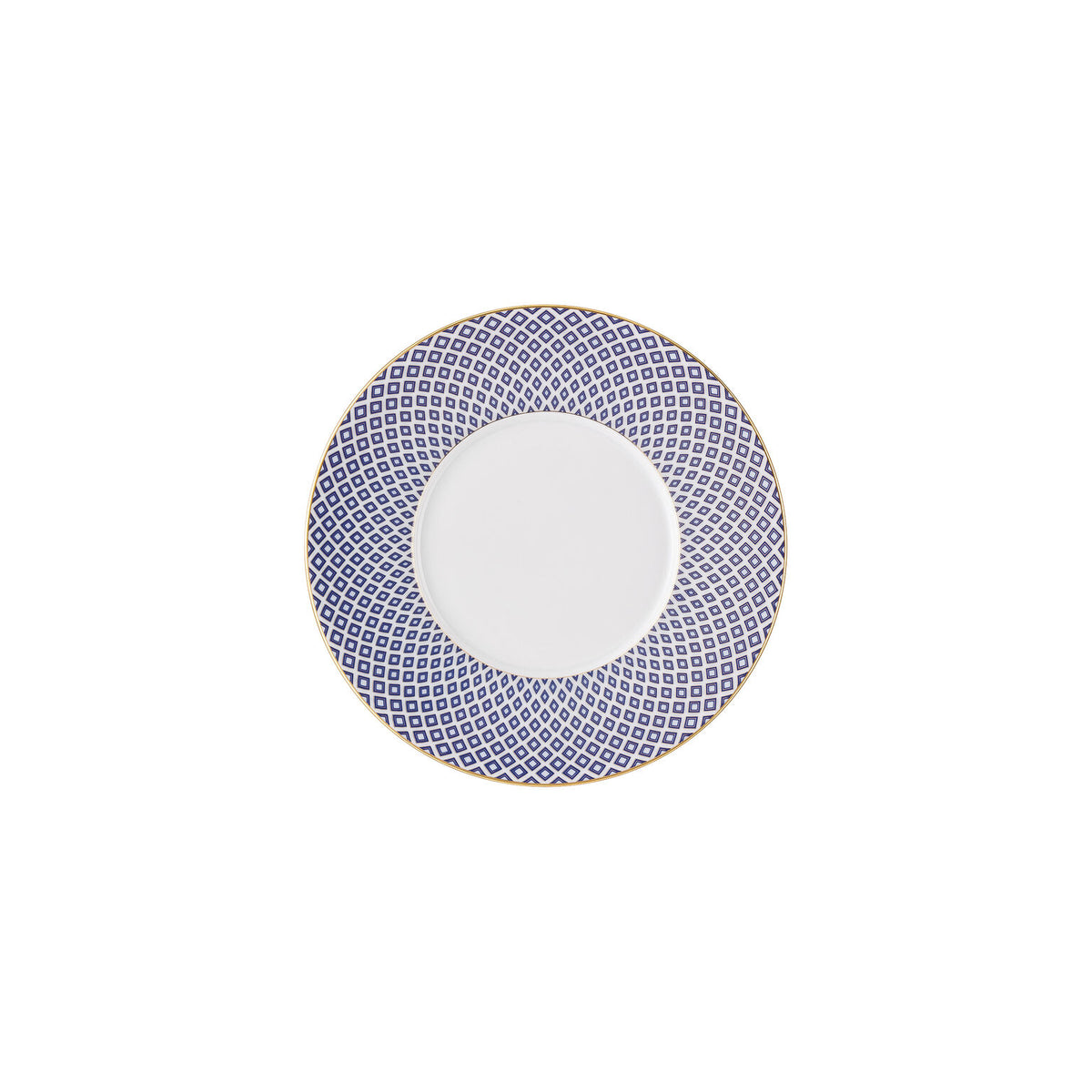Rosenthal Carreau Bleu Rosenthal Francis Carreau Bleu Combi saucer front view