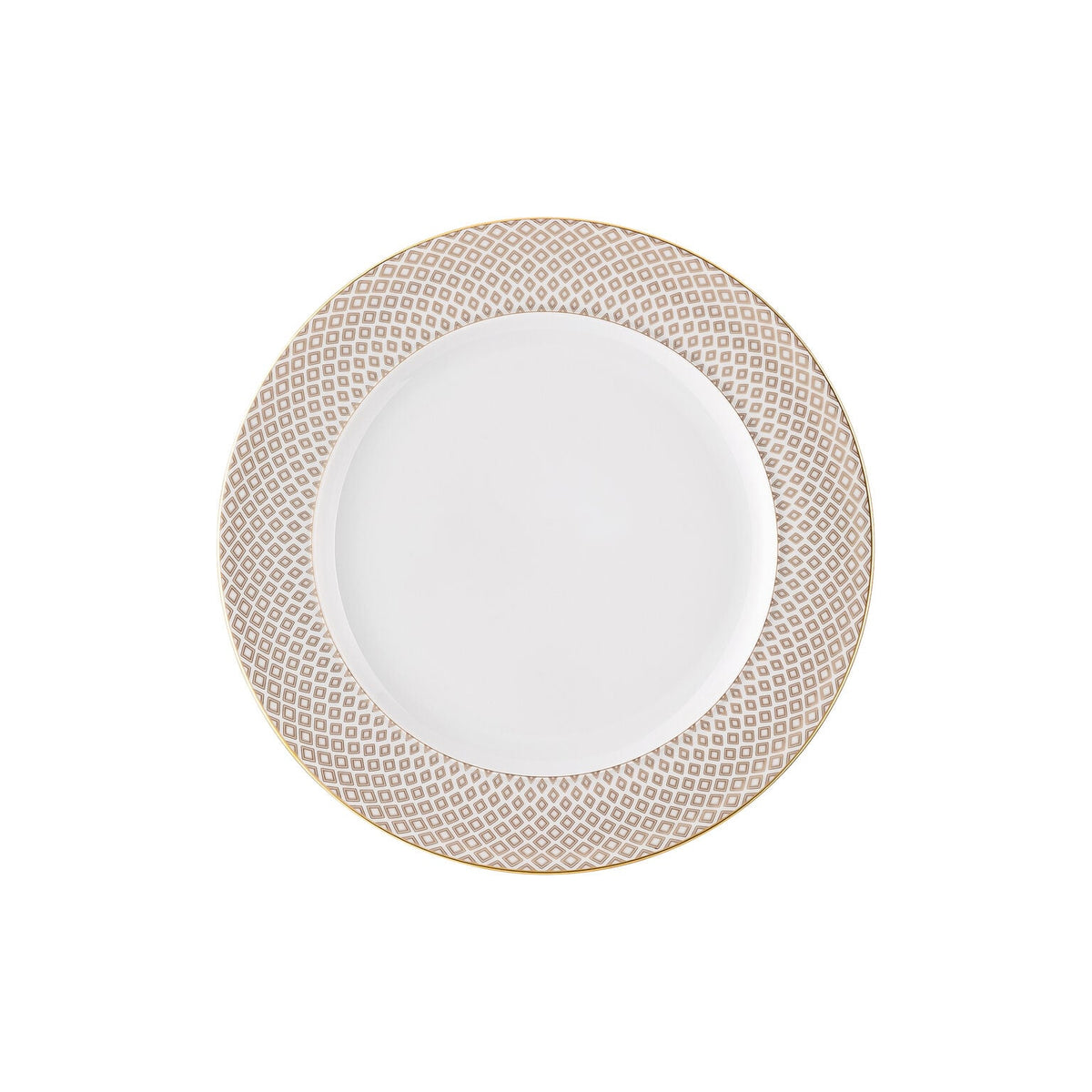 Rosenthal Carreau Beige Rosenthal Francis Carreau Beige Plate 22 cm front view