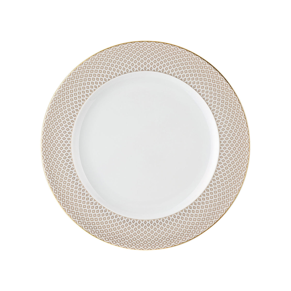 Rosenthal Carreau Beige Rosenthal Francis Carreau Beige Plate 27 cm front view