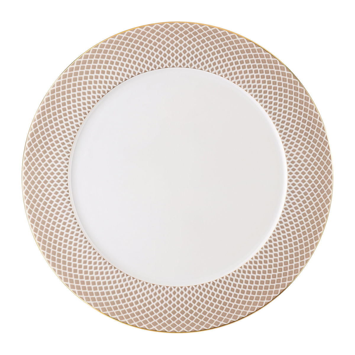 Rosenthal Carreau Beige Rosenthal Francis Carreau Beige Service Plate 33 cm front view