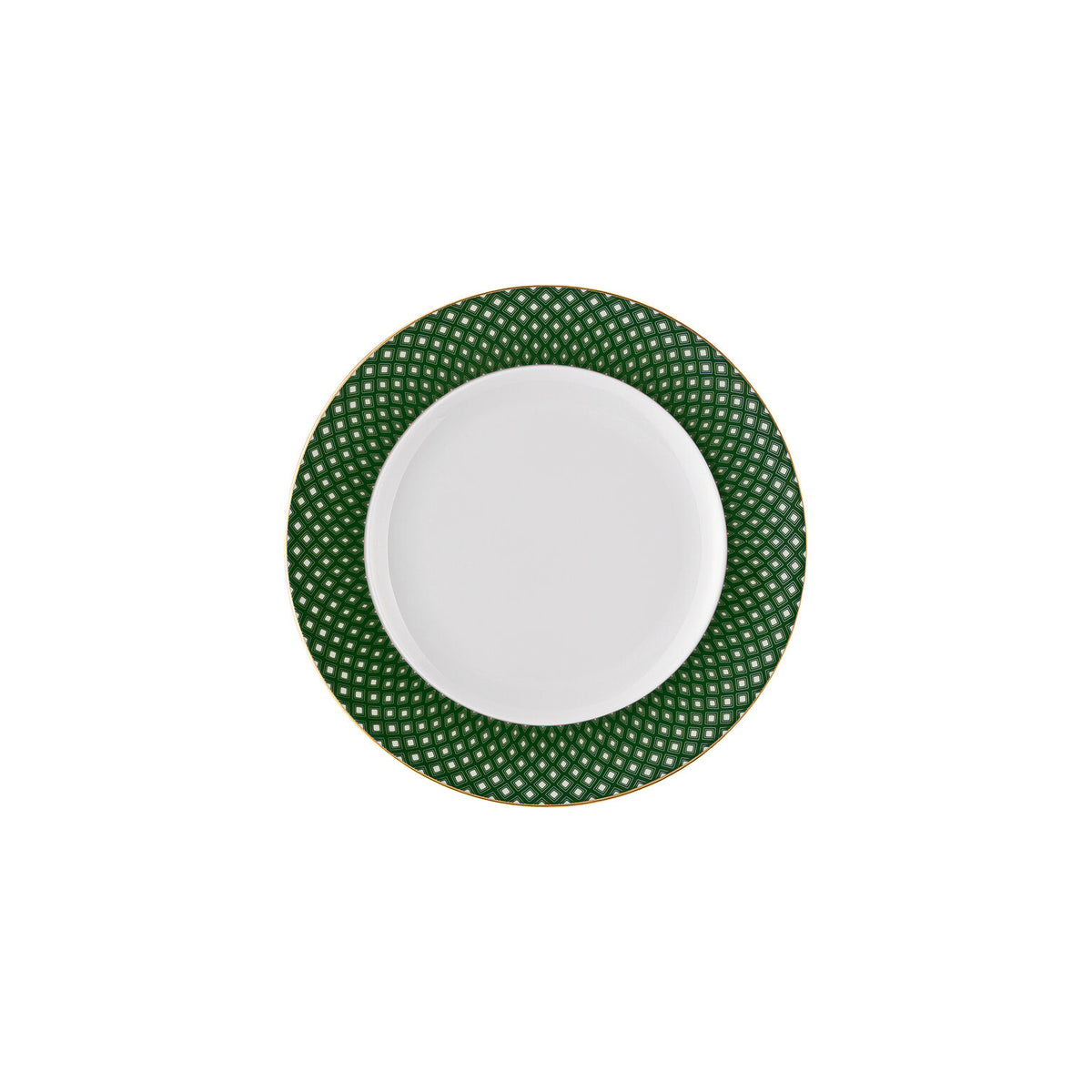 Rosenthal Carreau Vert Rosenthal Francis Carreau Vert Plate 18 cm front view