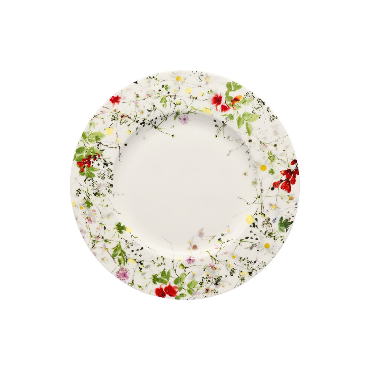 Rosenthal Fleurs Sauvages Rosenthal Brillance Fleurs Sauvages Rim Plate 23 cm front view