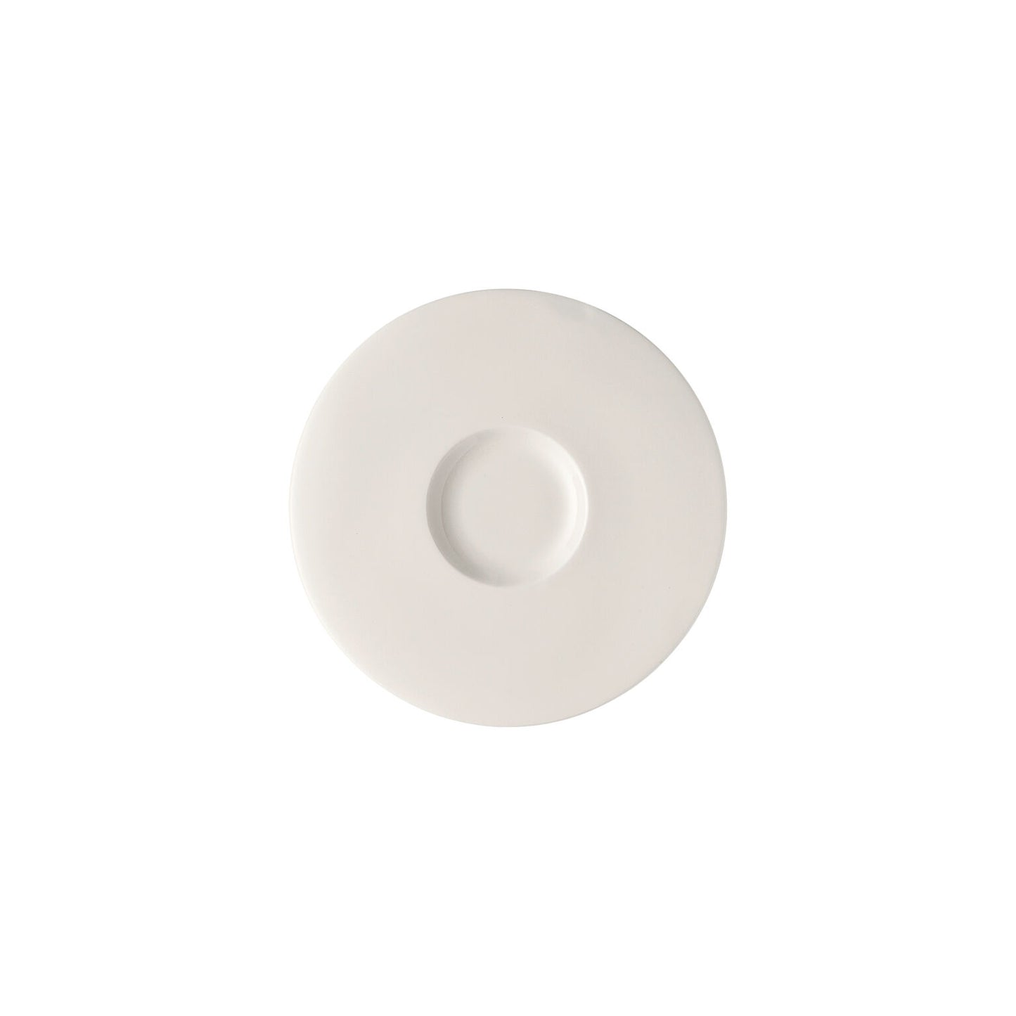 Rosenthal White Rosenthal Brillance White Tea-/Cappucc. saucer front view