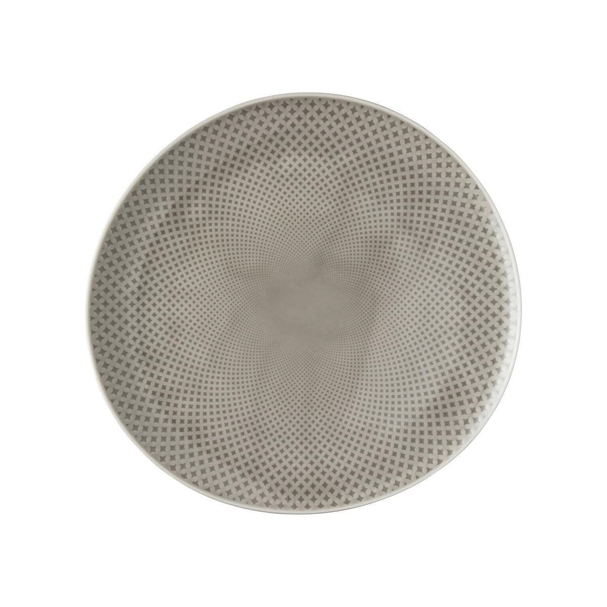 Rosenthal Pearl Grey Rosenthal Junto Pearl Grey Plate 27 cm front view