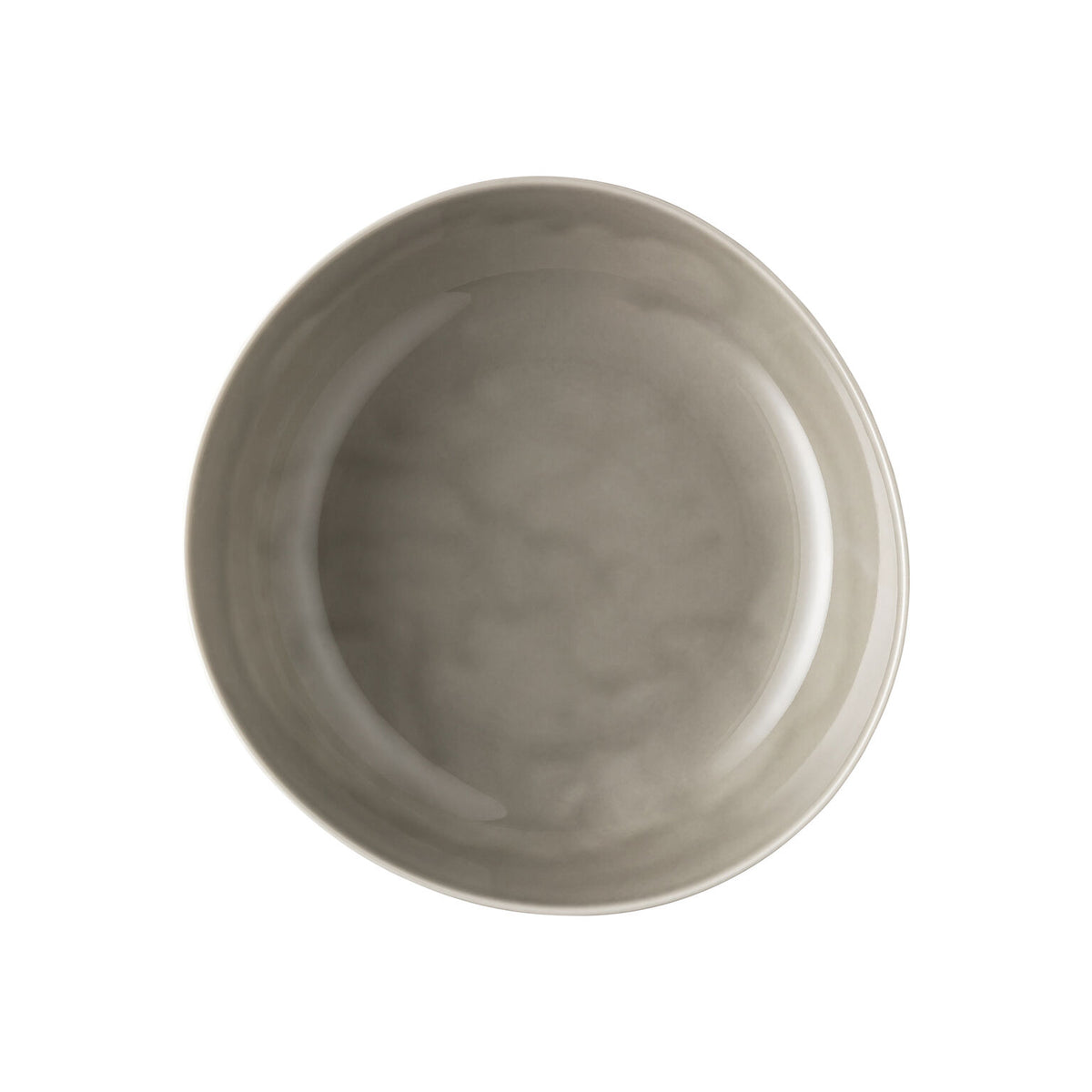 Rosenthal Pearl Grey Rosenthal Junto Pearl Grey Plate 25 cm deep front view