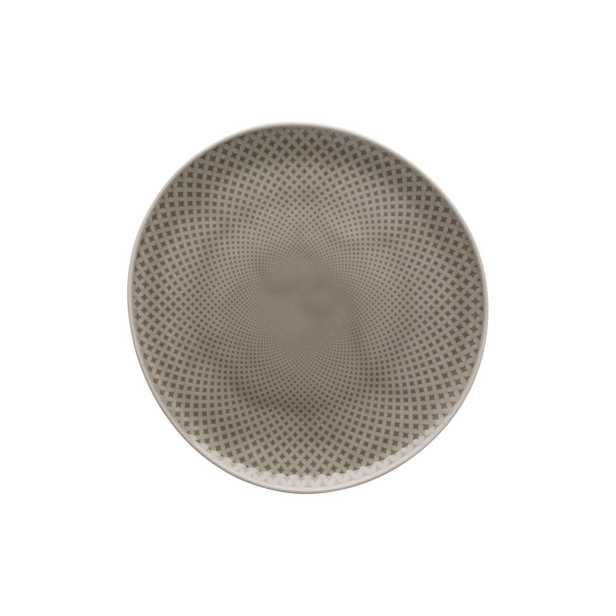 Rosenthal Pearl Grey Rosenthal Junto Pearl Grey Plate 22 cm front view