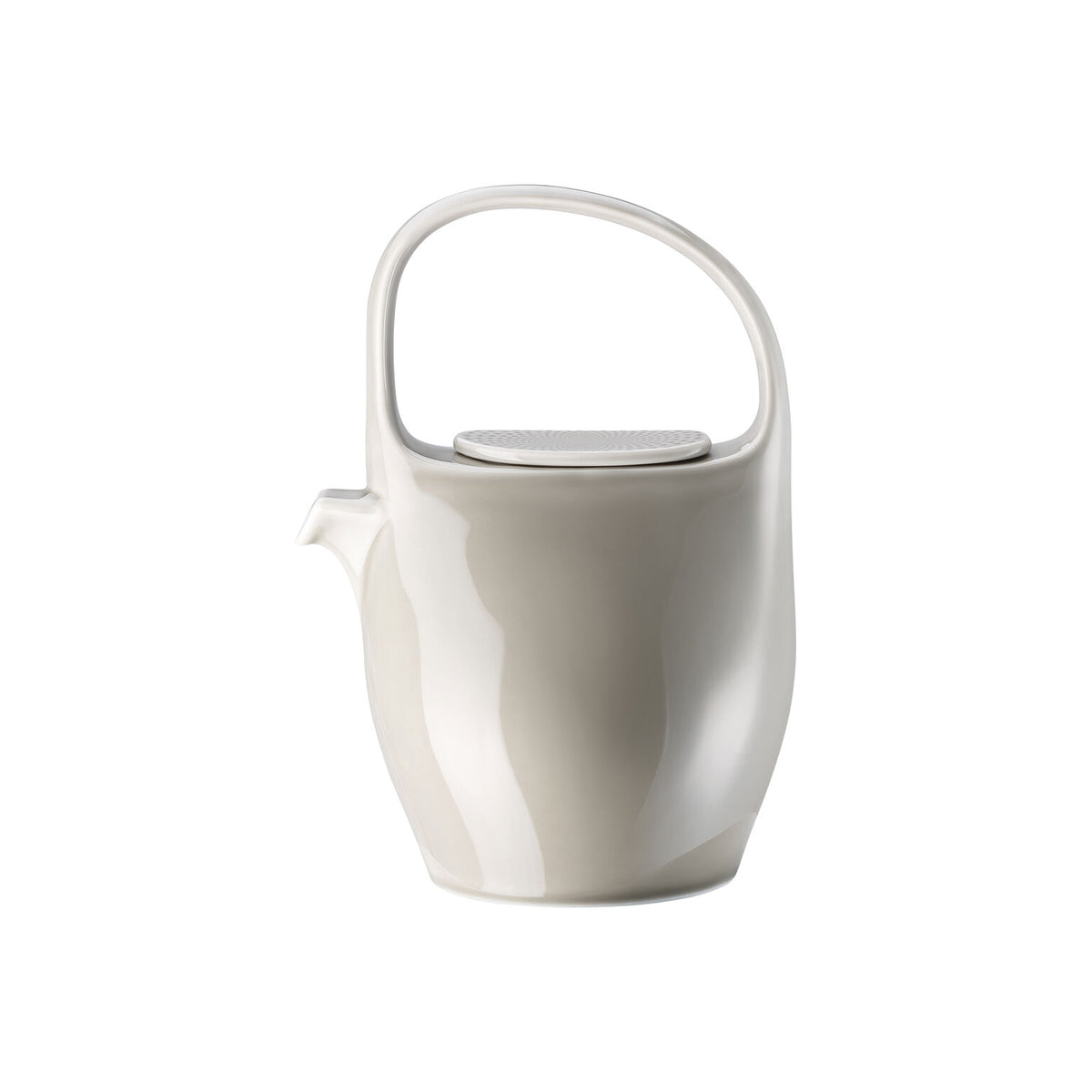 Rosenthal Pearl Grey Rosenthal Junto Pearl Grey Tea Pot 3 front view