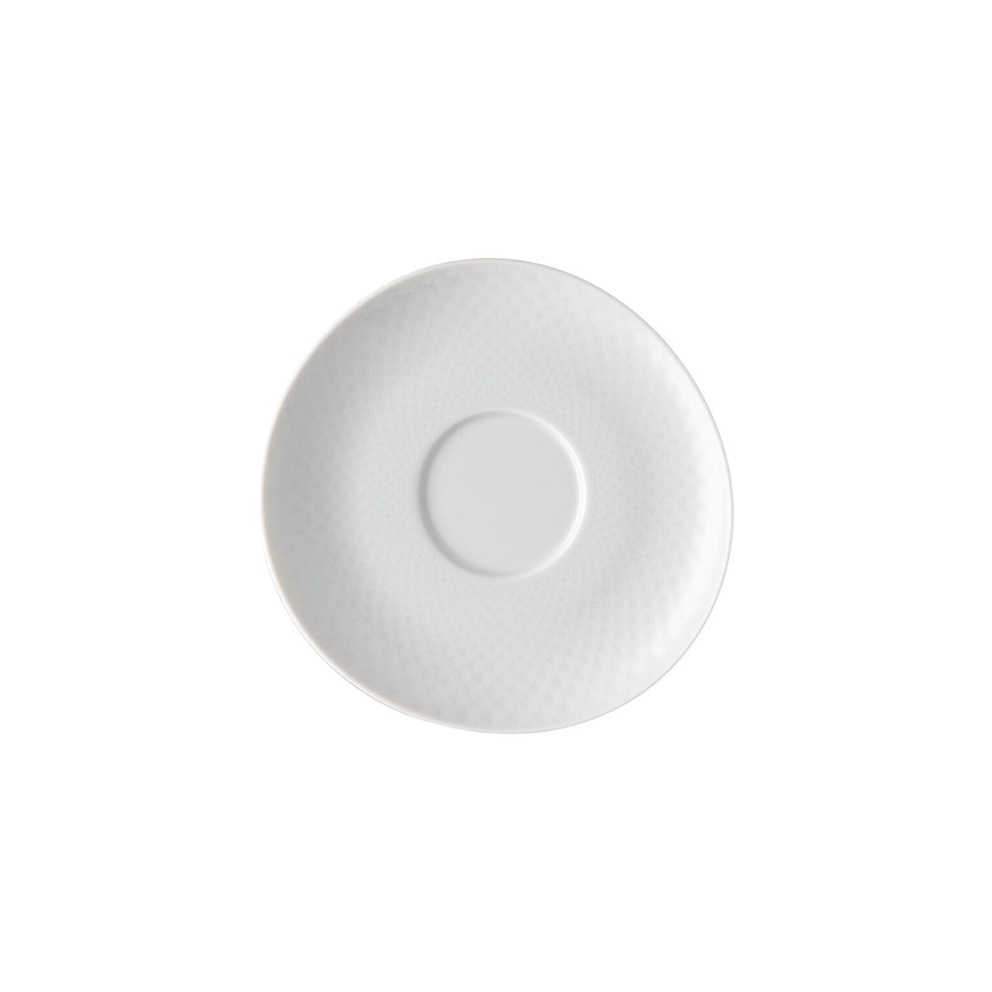 Rosenthal White Rosenthal Junto White Cafe au lait saucer front view