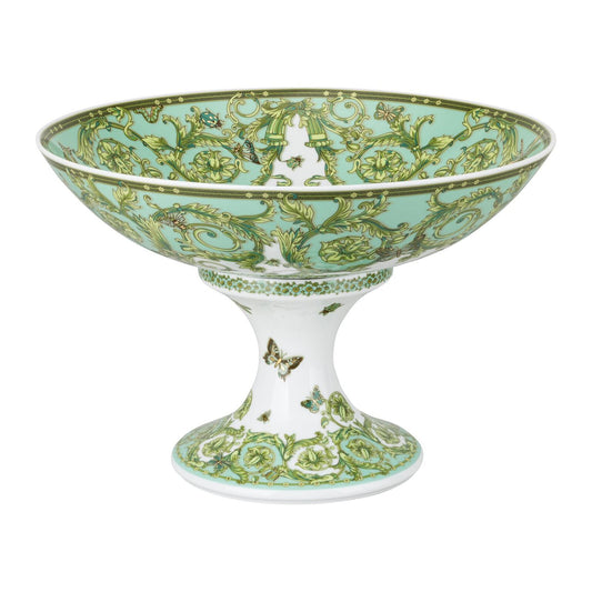 Celebrating 30 Years of Le Jardin de Versace - Anniversary Collection - Green Bowl 35 cm with foot alternate view 2