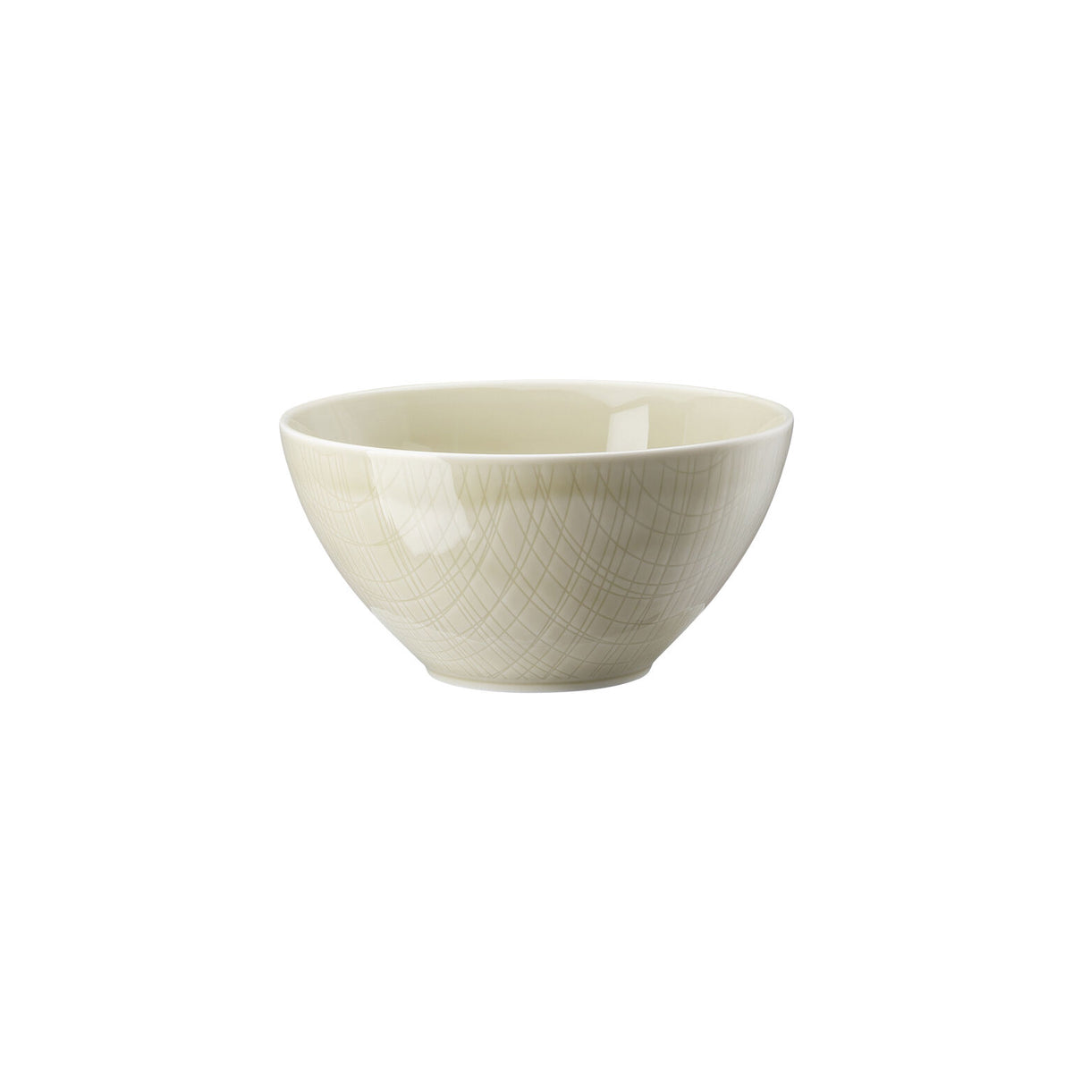 Rosenthal Colours Cream Rosenthal Mesh Colours Cream Bowl 18 cm front view