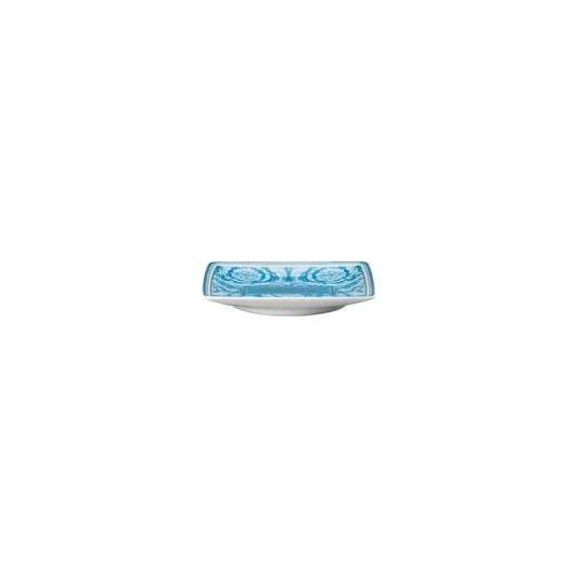 Versace Barocco Teal Bowl 12 cm sq. flat alternate view 2