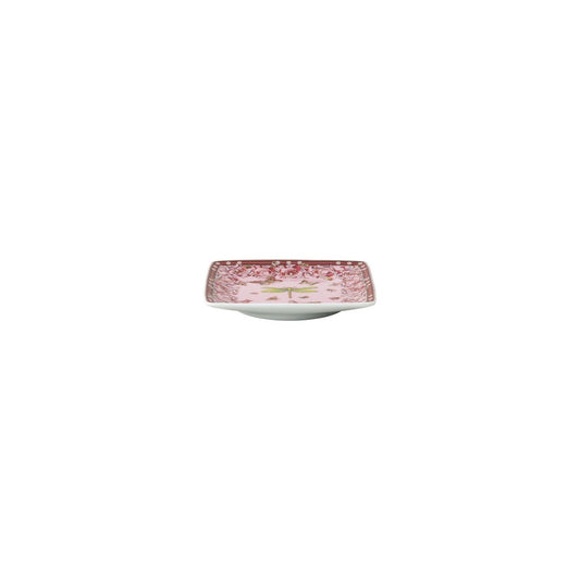 Versace Le Jardin Pink Bowl 12 cm sq. flat alternate view 2