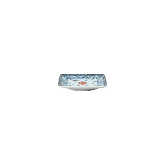 Versace Le Jardin Blue Bowl 12 cm sq. flat alternate view 2