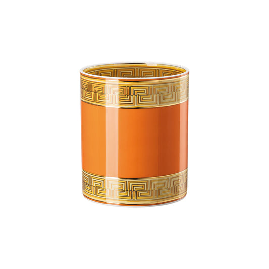 Versace Medusa Amplified Orange Coin Vase 18 cm alternate view 2