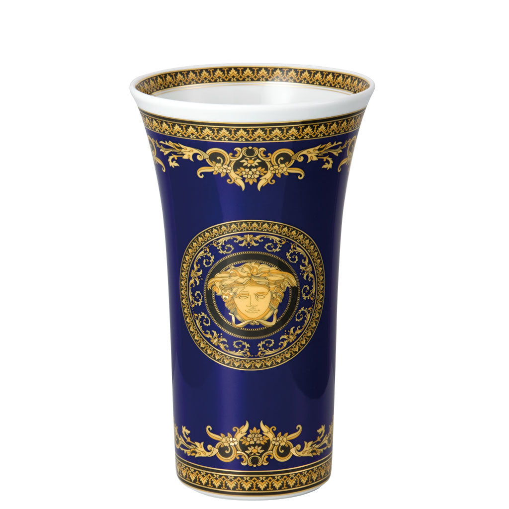Versace Medusa Blue Vase 26 cm