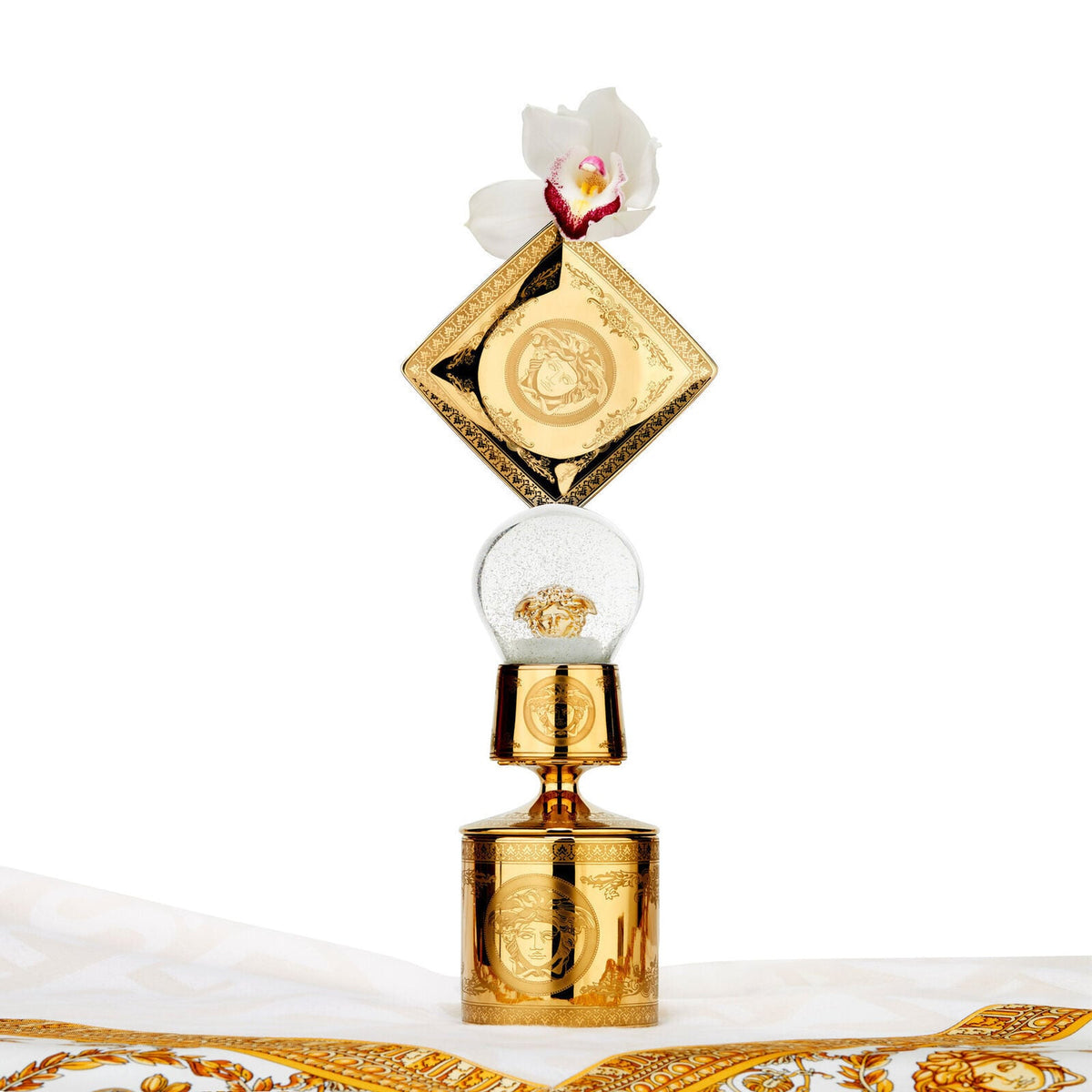 Versace Golden Medusa Table light alternate view 6