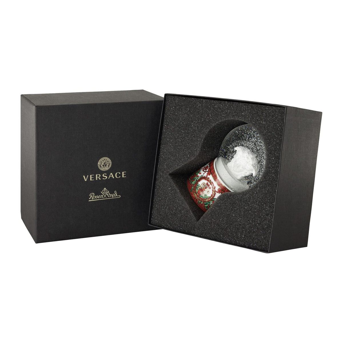 Versace I Love Baroque Holiday Glass Sphere with Snow Effect (Snow Globe) - Christmas 2025 alternate view 3