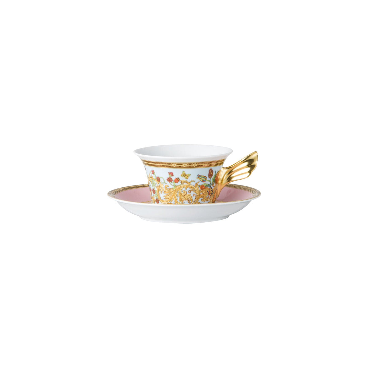 Versace Ikarus Le Jardin de Versace Teacup & Saucer front view