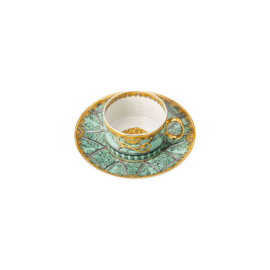 Versace Scala Palazzo Verde Cup/Saucer 4 low alternate view 2