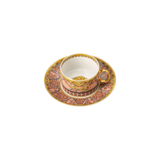 Versace Scala Palazzo Rosa Cup/Saucer 4 low alternate view 2