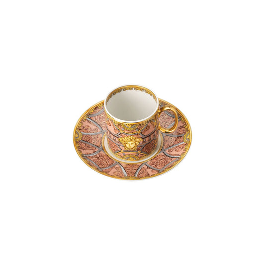 Versace Scala Palazzo Rosa Cup/Saucer 4 tall alternate view 2