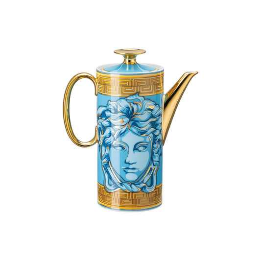 Versace Medusa Amplified Blue Coin Coffee Pot 3 alternate view 2