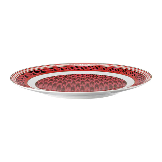 Versace La Greca Signature Red Service Plate 33 cm alternate view 2