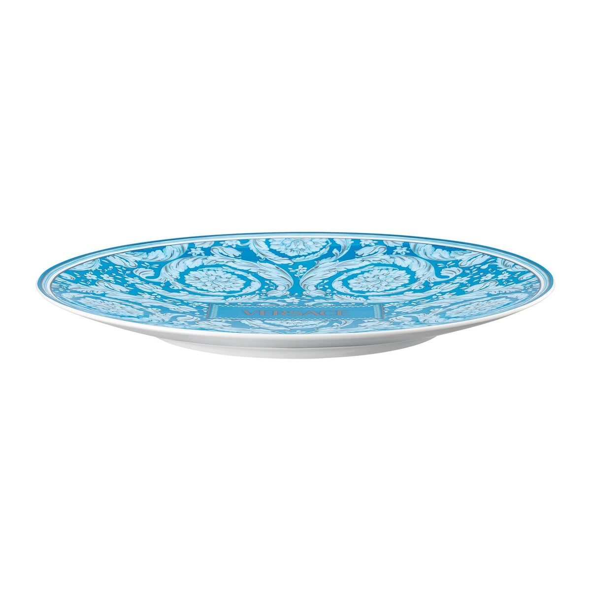 Versace Barocco Teal Service Plate 33 cm alternate view 2