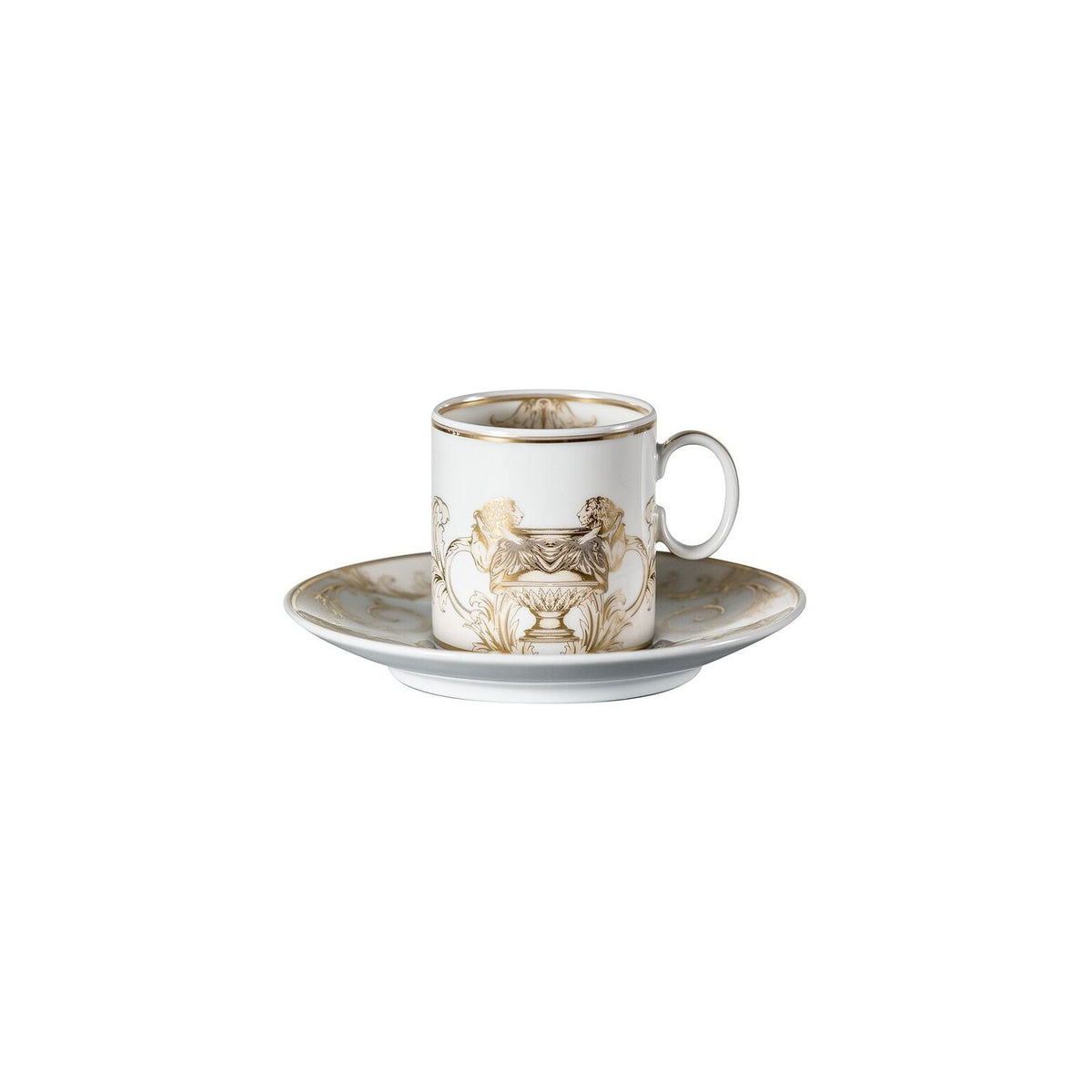 Versace La Coupe des Dieux Espresso Cup/Sauc. front view