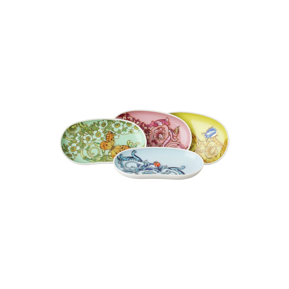 Le Jardin de Versace - Anniversary items mixed Set 4 Bowls 11x7 front view
