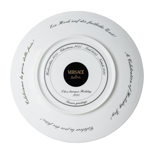 Versace I Love Baroque Holiday Christmas Plate 2025 alternate view 2