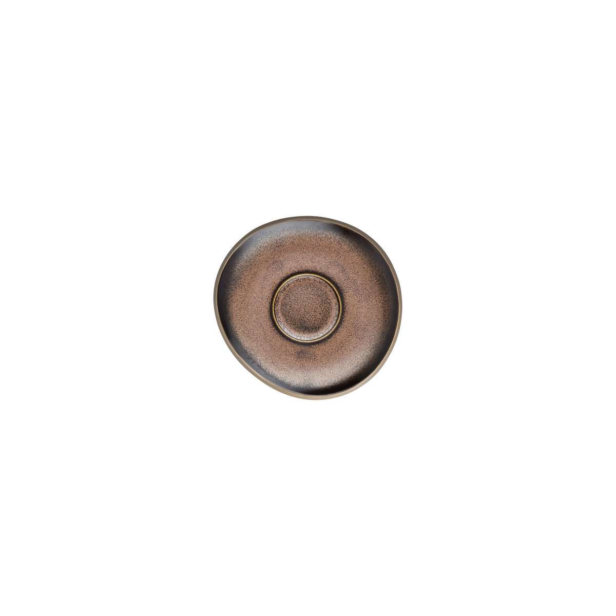 Rosenthal Bronze Rosenthal Junto Bronze Espresso Saucer front view