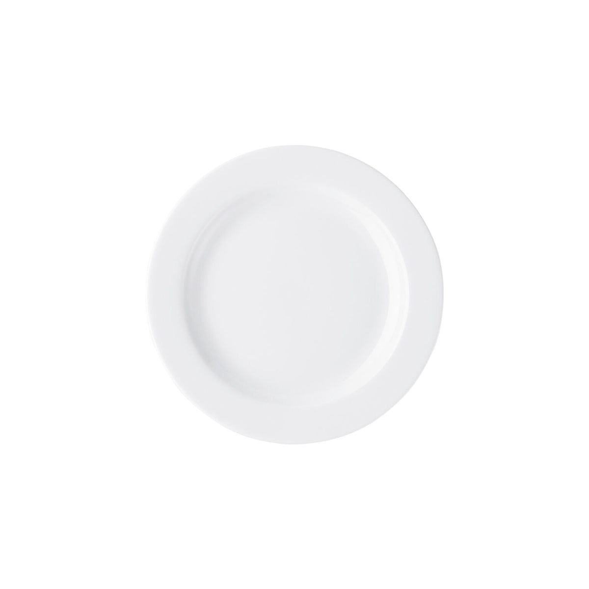 Rosenthal White Rosenthal Form 1382 White Rim Plate 19 cm front view