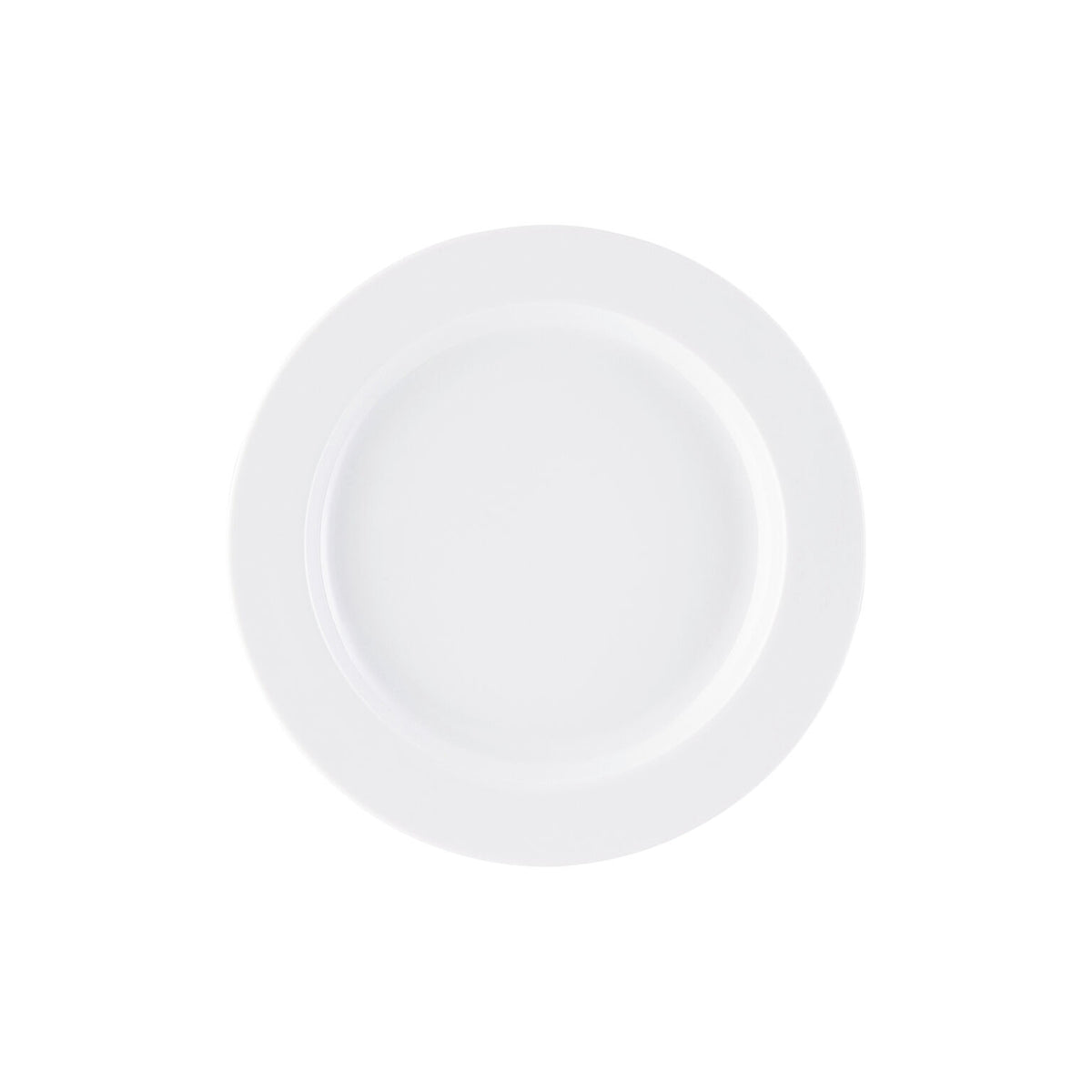 Rosenthal White Rosenthal Form 1382 White Rim Plate 22 cm front view