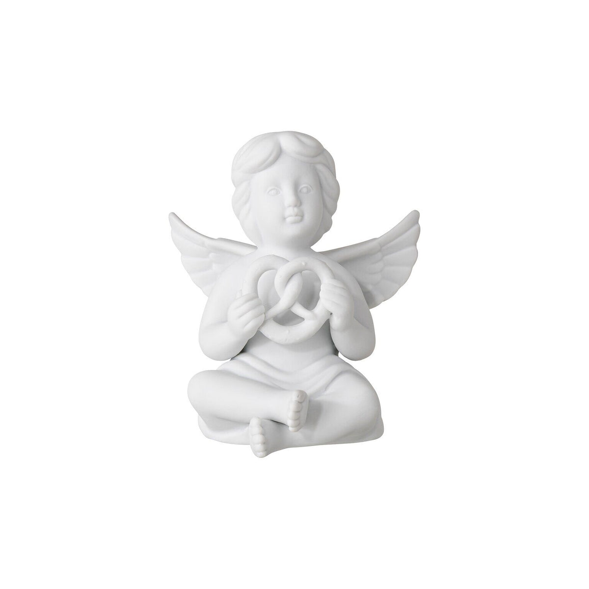 Rosenthal White matt Rosenthal Angel (Medium) White matt Angel with pretzel front view