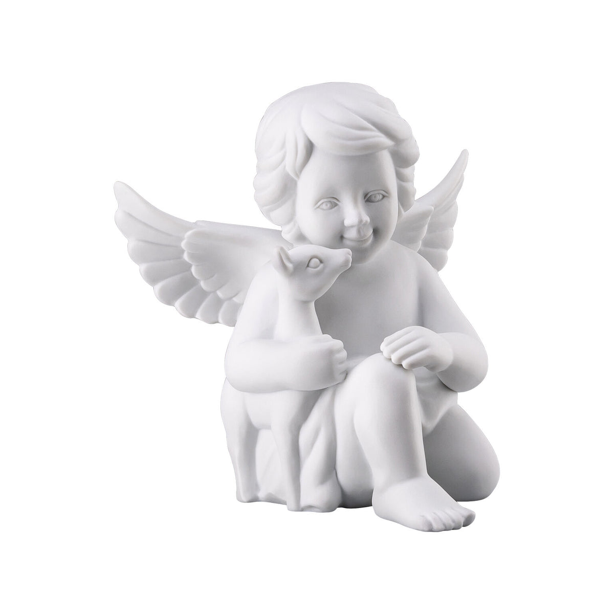 Rosenthal White matt Rosenthal Angel (Large) White matt Angel with bambi front view
