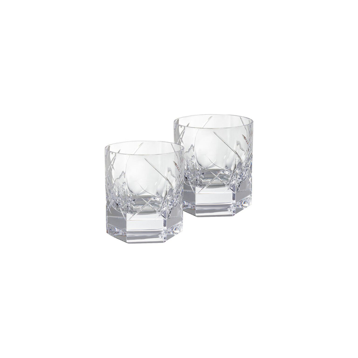 Rosenthal Schliff Rosenthal Vyras Schliff Set 2 whisky tumblers front view