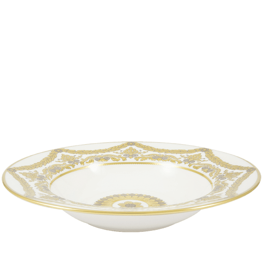 Royal Crown Derby Pearl Palace Rim Soup Bowl (21cm) – alternate official product image