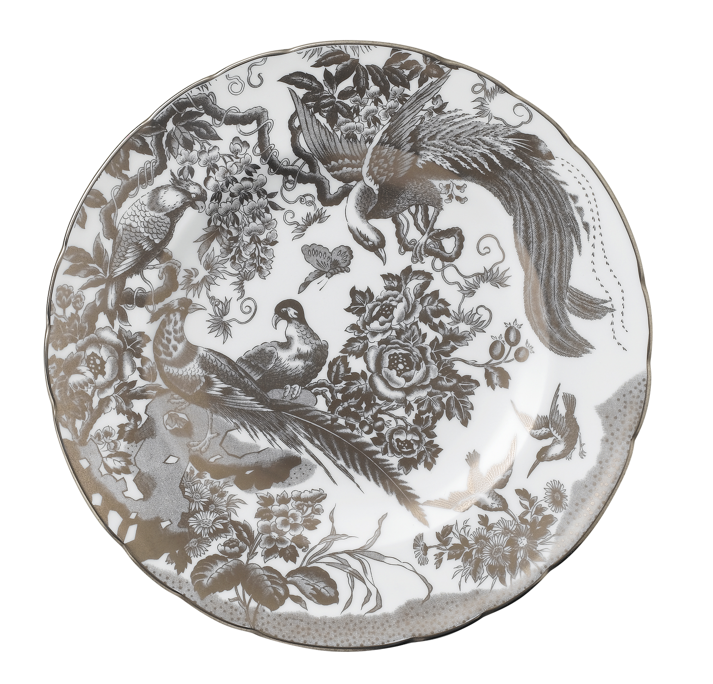 Royal Crown Derby Aves Palladium Charger Plate (30cm) – official product image
