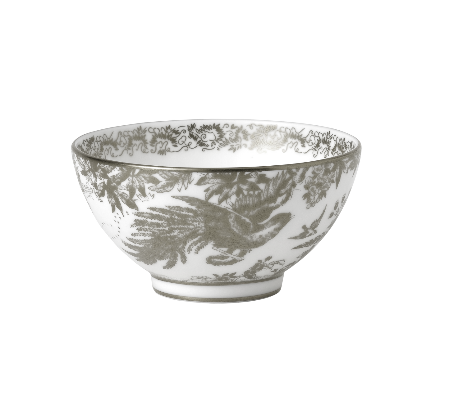 Royal Crown Derby Aves Palladium Rice Bowl (11.5cm) – official product image