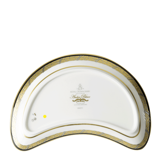Royal Crown Derby Amber Palace Crescent Salad Plate (26cm) – alternate official product image
