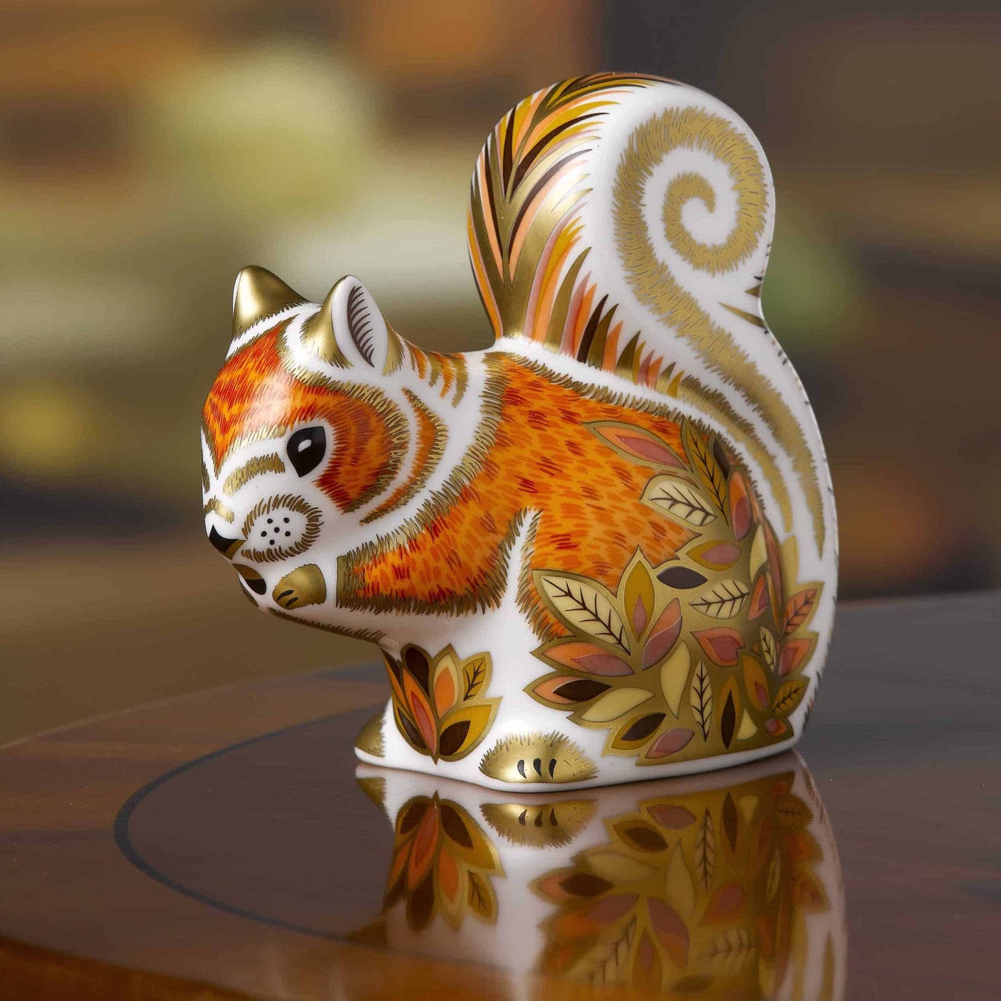 Royal Crown Derby Autumn Squirrel – official product image