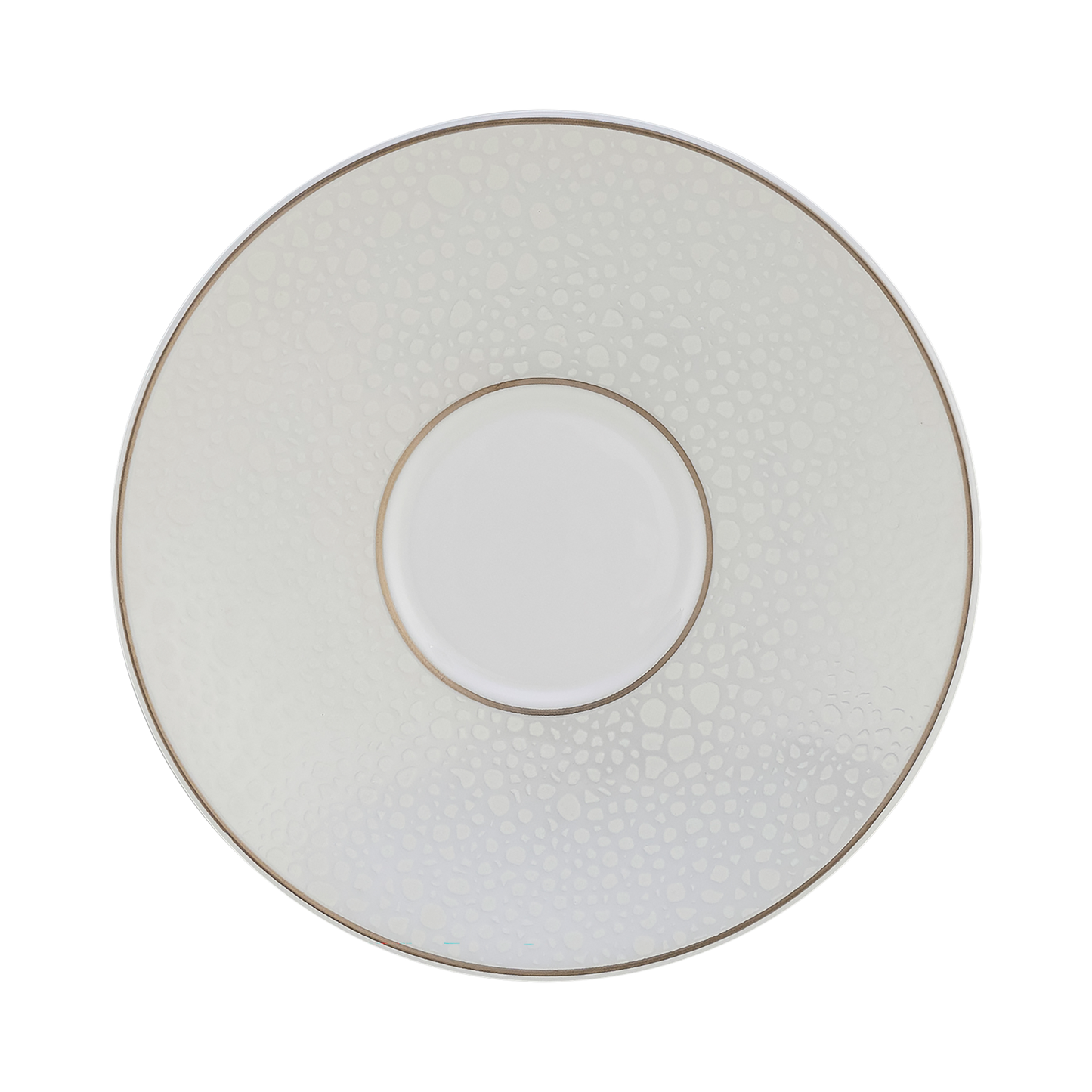 Royal Crown Derby Effervesce Pearl Coffee Saucer (11.5cm) – official product image