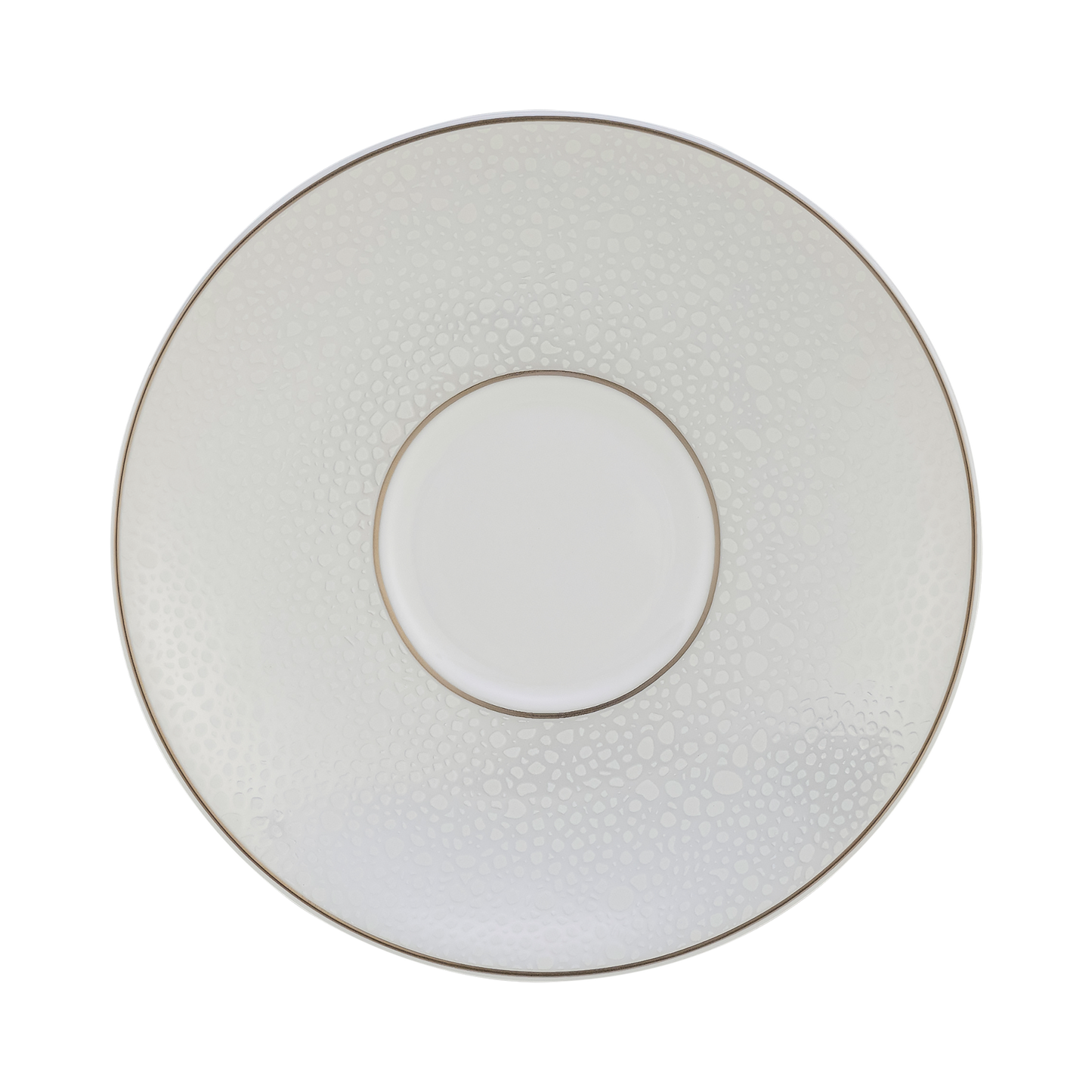 Royal Crown Derby Effervesce Pearl Tea Saucer (15cm) – official product image