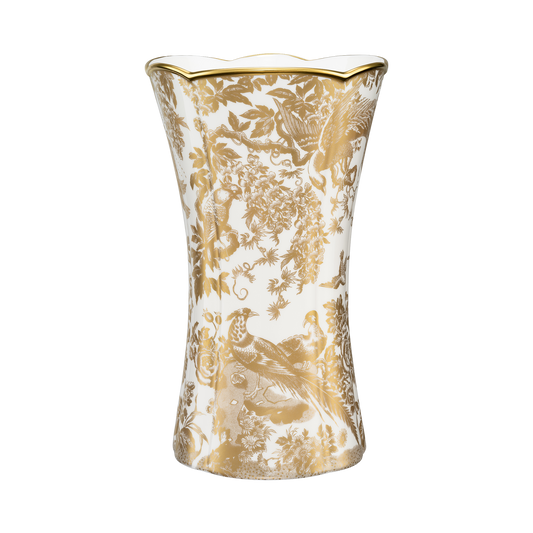 Royal Crown Derby Aves Gold Column Vase – alternate official product image