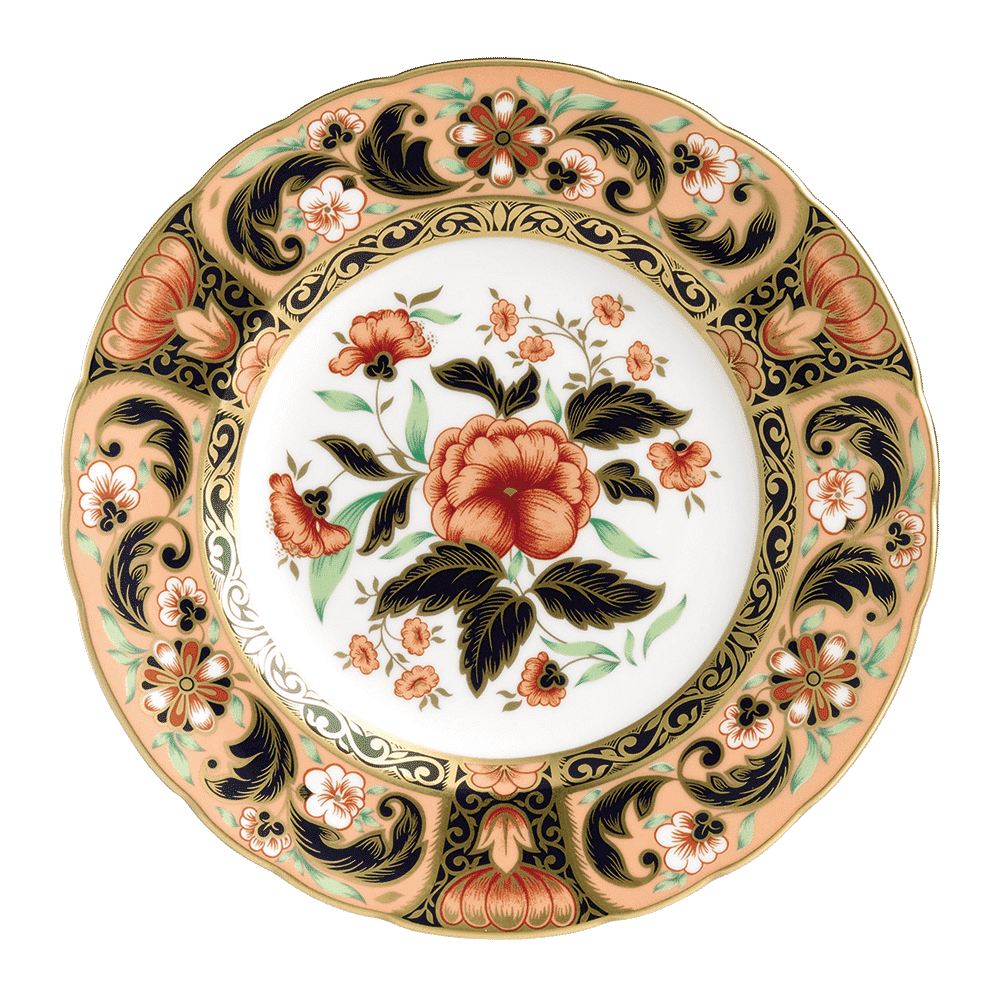 Royal Crown Derby Derby Pink Camellias Accent Plate (21cm) – official product image