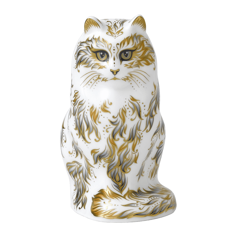 Royal Crown Derby Fifi Cat – alternate official product image